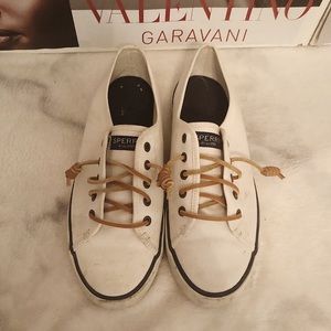 White Sperry Sneakers